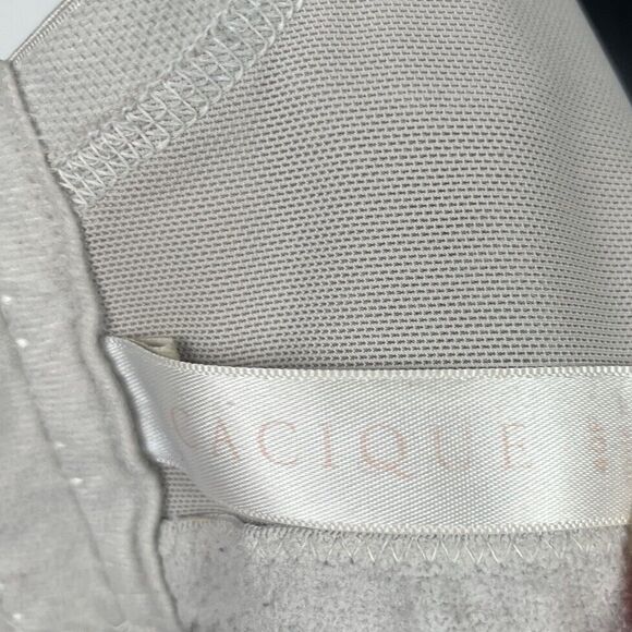 Lane Bryant Cacique Bra 40F Lightly Lined Full Coverage Snowflake Beige Tan - Picture 6 of 7